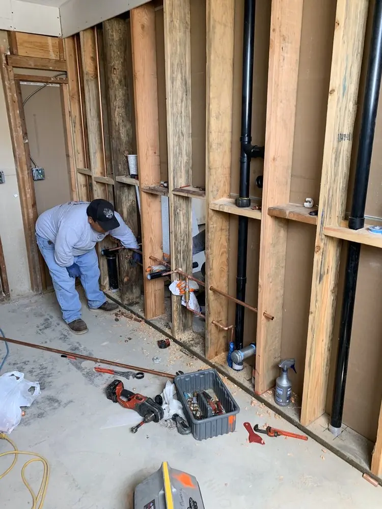 Commercial rough-in plumbing for Trenchless Sewer Repair in West Severna Park